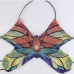 10Chic Butterfly Multicolored Halter Cropped Tank Tops