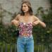 3Chic Floral Strapless Summer Tops For Women