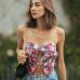 4Chic Floral Strapless Summer Tops For Women