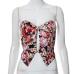 7Chic Floral Strapless Summer Tops For Women