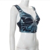 5Chic Summer Low Cut Butterfly Print Cropped Tanks