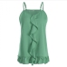 12Chiffon Ruffles Sleeveless Tank Top