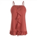 14Chiffon Ruffles Sleeveless Tank Top