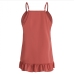 15Chiffon Ruffles Sleeveless Tank Top