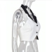 12Contrast Color Halter Button Up Backless White Tanks