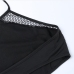 16Cool Black Halter Neck Cropped Tank Tops