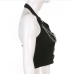 7Cool Chain Patchwork Halter Neck Black Tanks