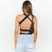 4Cross Backless Cropped Tank Top