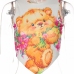 7Cute Bear Graphic Hollow Out Ladies Tank Tops