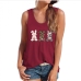 1Easter Bunny print Casual Tank