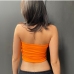 3Fashion Sexy Hollowed Out  Backless Tank