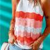 15Fashion Sexy Patchwork Halter Strap Sleeveless Tops