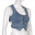 10Fashion Street Sleeveless Denim Tank Top