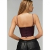 12Front Lace-Up Solid Sexy Camisole