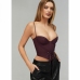 4Front Lace-Up Solid Sexy Camisole