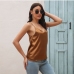 1Imitation Silk V Neck Loose Women Camisole