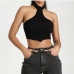 4Irregular Summer Halter Backless Camisole Crop Top