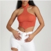 6Irregular Summer Halter Backless Camisole Crop Top