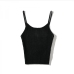 6Knitting Solid Cropped Cami Tank Top