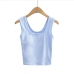 5Korean Style U Neck Solid Women Tank Top