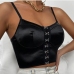 4Ladies Black Camisole Backless Tank Tops