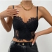 6Ladies Lace  Backless Black Camisole Tank Tops 