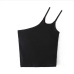 14Latest Solid One Shoulder Cropped Tank Top