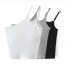 11Latest Solid One Shoulder Cropped Tank Top