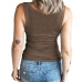 3Leisure Summer Pure Color Tank Tops For Women