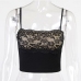 9Low Cut Comfy Lace Backless Tank Top