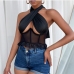 3Night Club Halter Ruffles Sexy Women Camisole