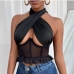 1Night Club Halter Ruffles Sexy Women Camisole