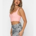 8Popular Gauze Fish Bones Cropped Tank Top