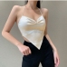 3Popular Hater Irregular Backless Sexy Tank Top