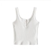 13Pure Button Up U Neck Women Tank Top