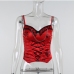 7Seductive Red Spaghetti Strap Camisoles For Women