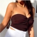 4Seductive Twist Knot Backless Strapless Tops