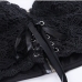 9Sexy Black Embroidery V Neck Spaghetti Strap  Cropped Tanks