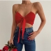 5Sexy Bow Backless Crop Tank Top