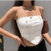3Sexy Strapless Backless Boat Neck Women Camisole