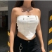 1Sexy Strapless Backless Boat Neck Women Camisole