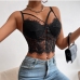 3Sexy Summer Black Lace  Camisole Ladies Tops