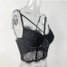 7Sexy Summer Black Lace  Camisole Ladies Tops