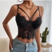 1Sexy Summer Black Lace  Camisole Ladies Tops