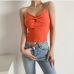 12Sexy Twist Knot Backless Cropped Tank Top