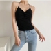 9Sexy Twist Knot Backless Cropped Tank Top