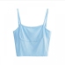 11Simple Design Spaghetti Strap Crop Tank Top