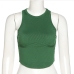 7Sports Solid Crew Neck Tank Tops For Women