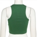 9Sports Solid Crew Neck Tank Tops For Women