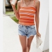 9Striped Knitted Beach Sleeveless Tank Tops